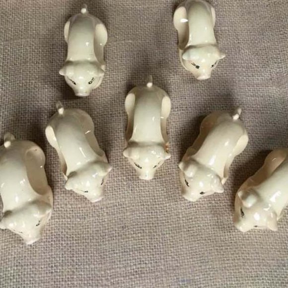 Glass Pig Napkin Rings - Picture 9 of 9
